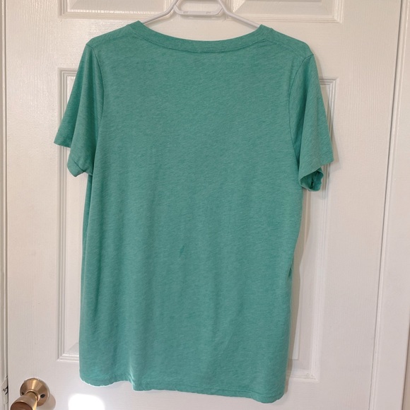 TNA turquoise V-neck t-shirt - Picture 2 of 2